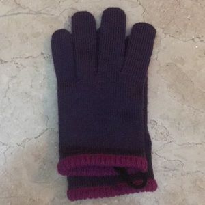 New Coach Knit Gloves - Small